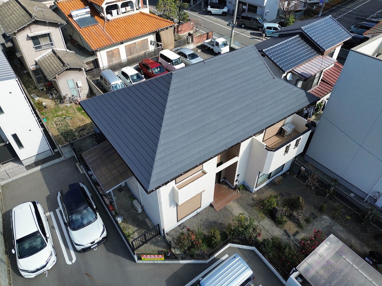 スーパーガルテクト　施工後