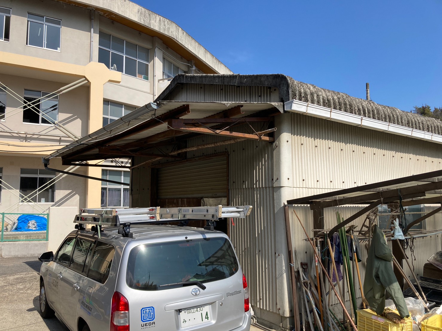 岡山市東区の農業用倉庫の屋根外壁の張り替えをしました！！ – 岡山県 